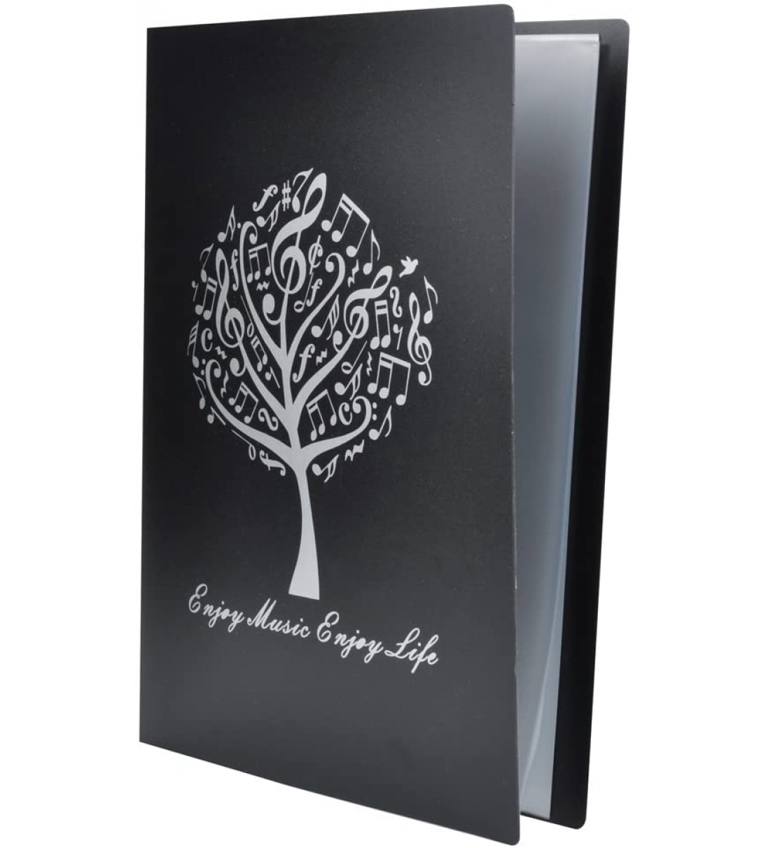 Cartella per spartiti musicali formato A4, formato A4, 40 tasche