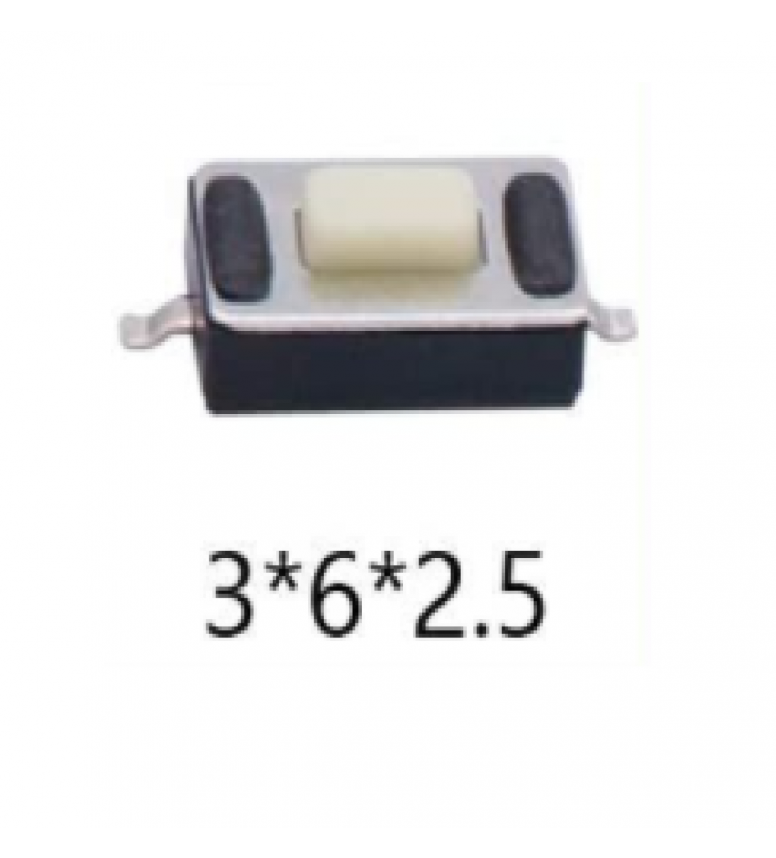 Micro Interruttore tattile momentaneo interruttore a pulsante Tattile 2 pin QC-26V  - TB03625