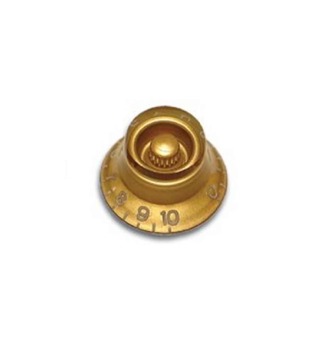 Manopola Trasparente per Chitarra tipo Les Paul (Oro) [KB13]