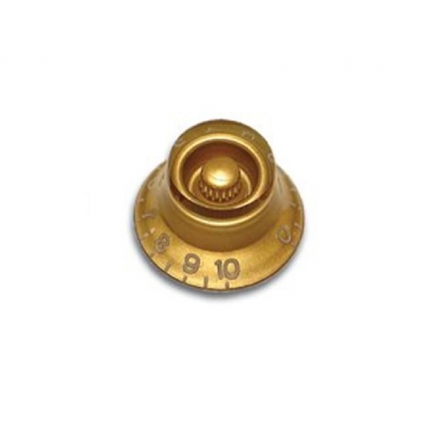 Manopola Trasparente per Chitarra tipo Les Paul (Oro) [KB13]