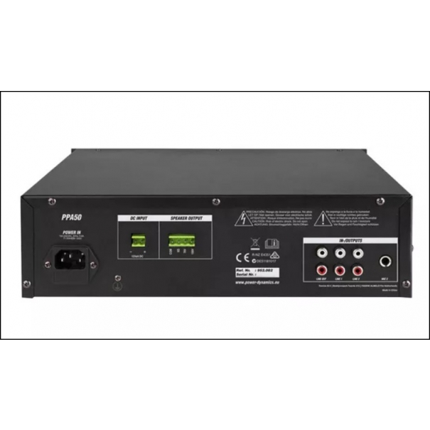 PPA50 MIXER-AMPLIFICATORE 100V 50W