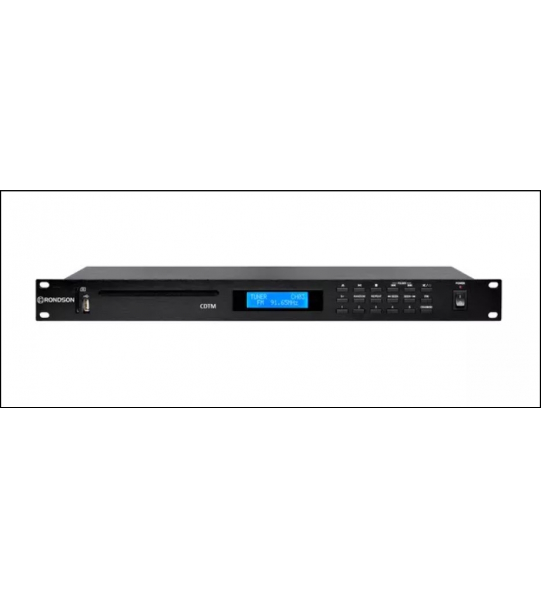 CDTM SINTONIZZATORE AM/FM CON LETTORE CD MP3, USB E SD CON CONTROLLO REMOTO
