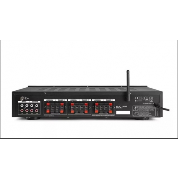 PV260BT 6CH Ampli System 6x100W BT AMPLIFICATORE MULTICANALE STEREO BLUETOOTH 6x100W