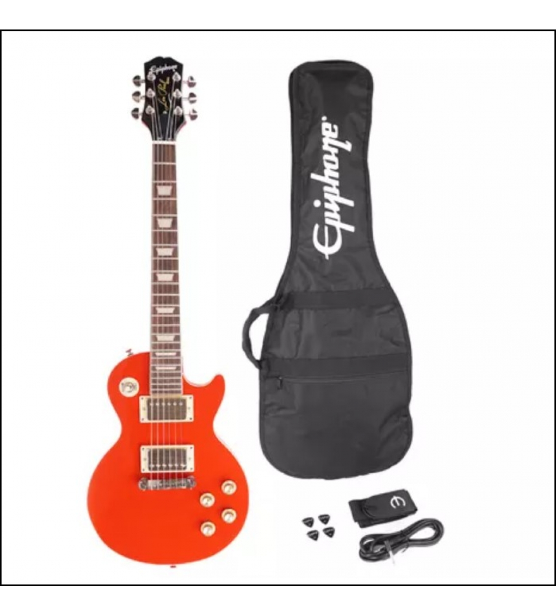 Power Players Les Paul Pack Lava Red