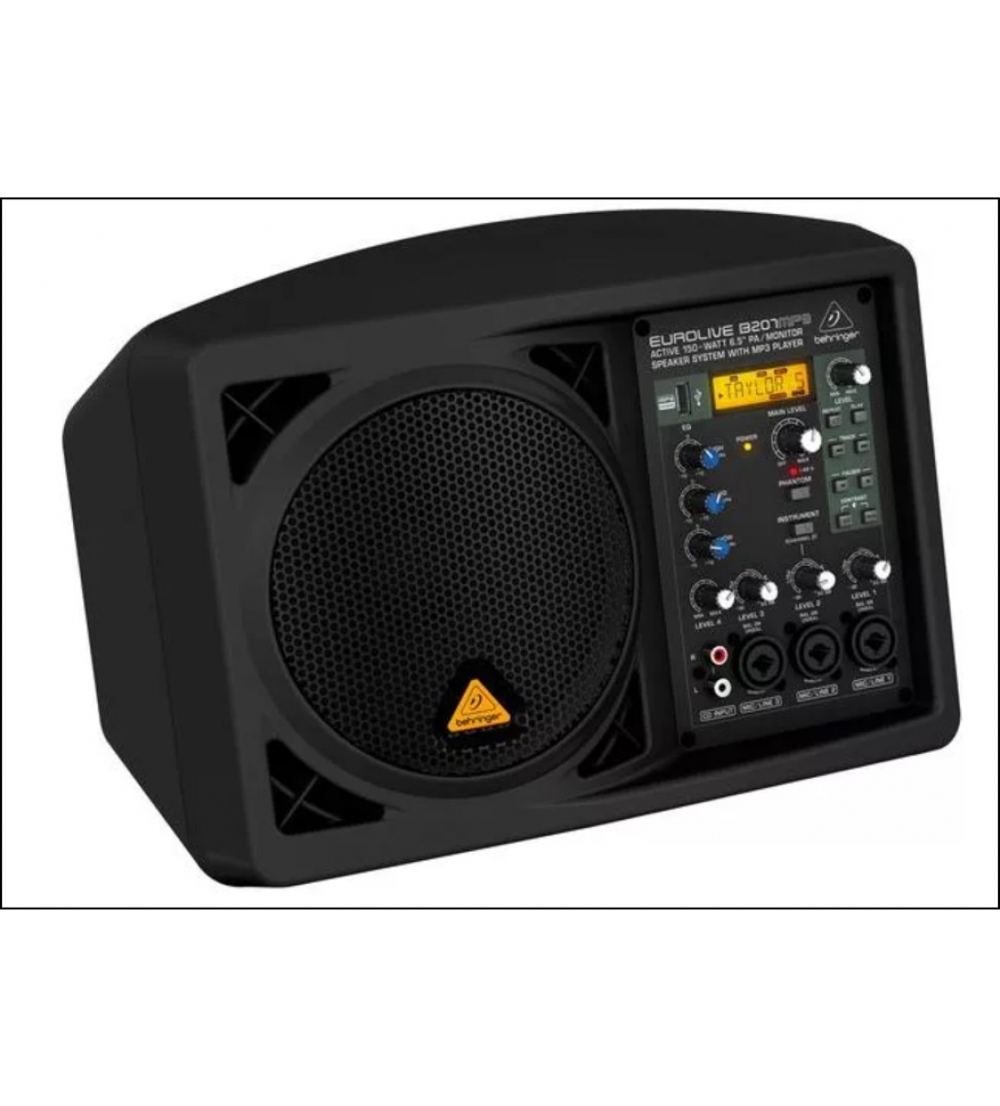 B207 MP3 MONITOR ATTIVO 6,5" CON LETTORE MP3 150W