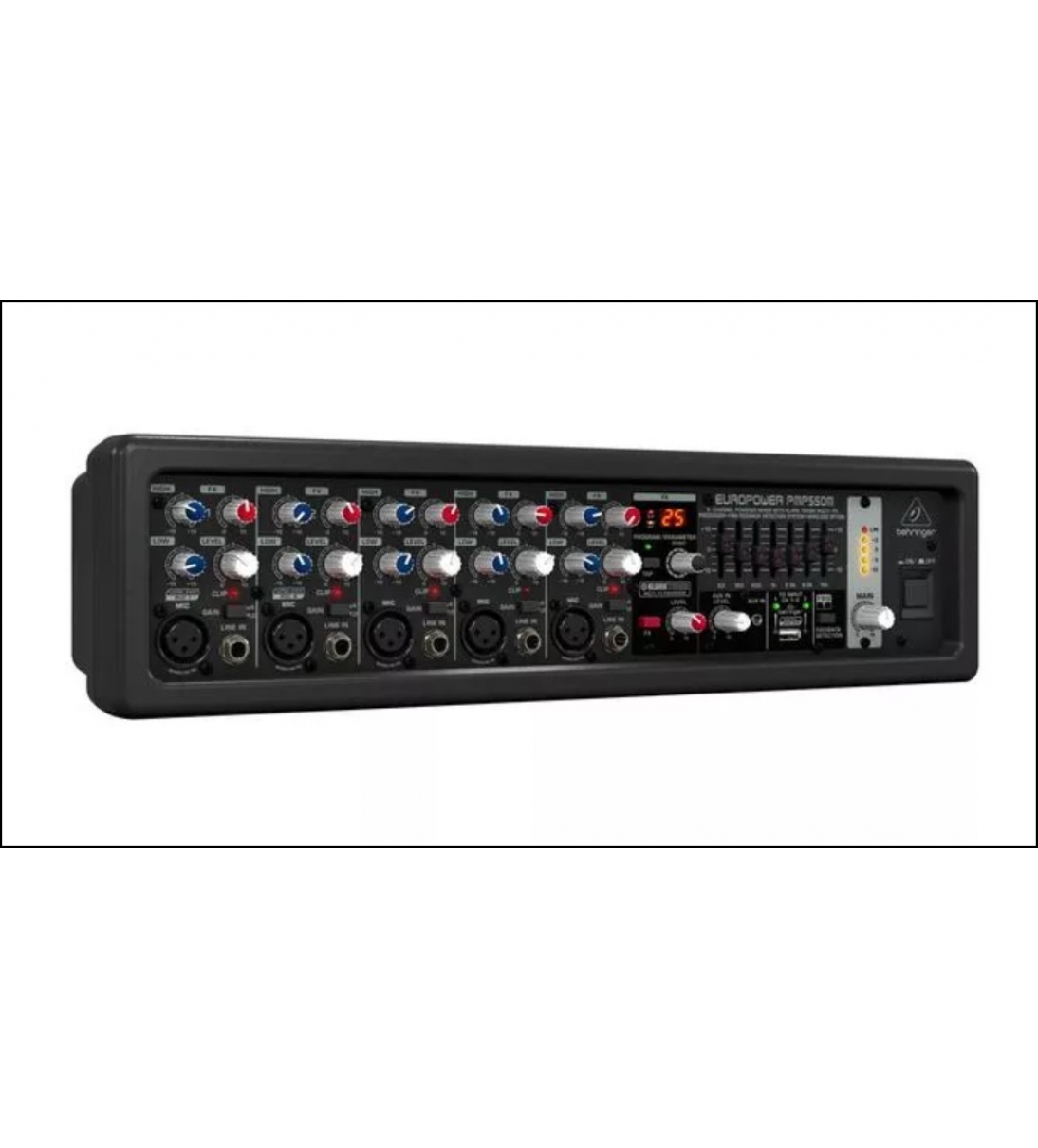 PMP550M BEHRINGER  MIXER AMPLIFICATO 5 CANALI CON EFFETTI 500W