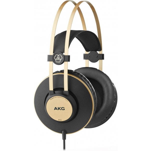 AKG K92 Cuffie di Monitoraggio ad Alte Prestazioni a Fascia Chiusa, Grande