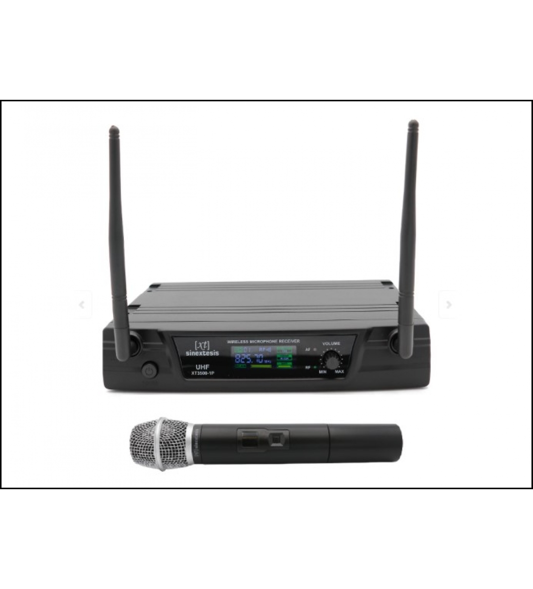 SINEXTESIS Radiomicrofono UHF Singolo Palmare 825.700MHz