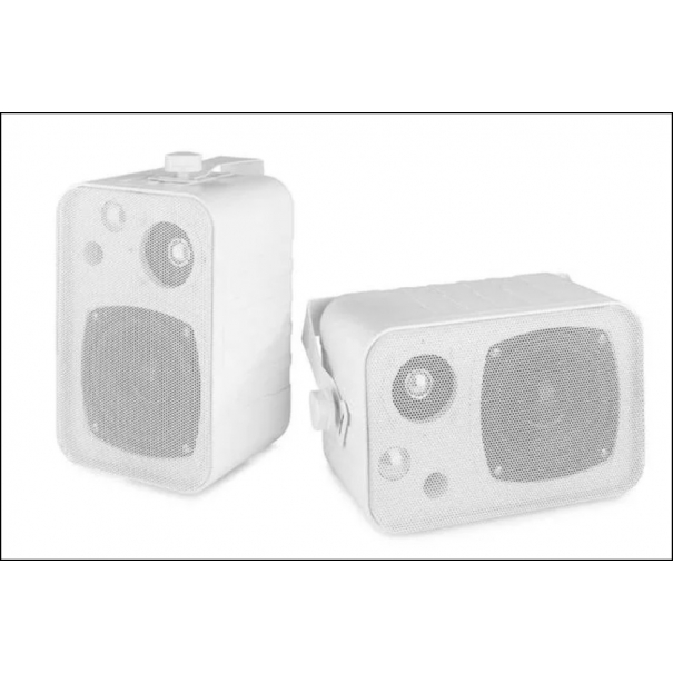 V40V White (coppia) COPPIA DI DIFFUSORI DA INSTALLAZIONE 4" 20W 100V BIANCHI