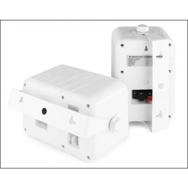 V40V White (coppia) COPPIA DI DIFFUSORI DA INSTALLAZIONE 4" 20W 100V BIANCHI