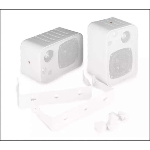 V40V White (coppia) COPPIA DI DIFFUSORI DA INSTALLAZIONE 4" 20W 100V BIANCHI