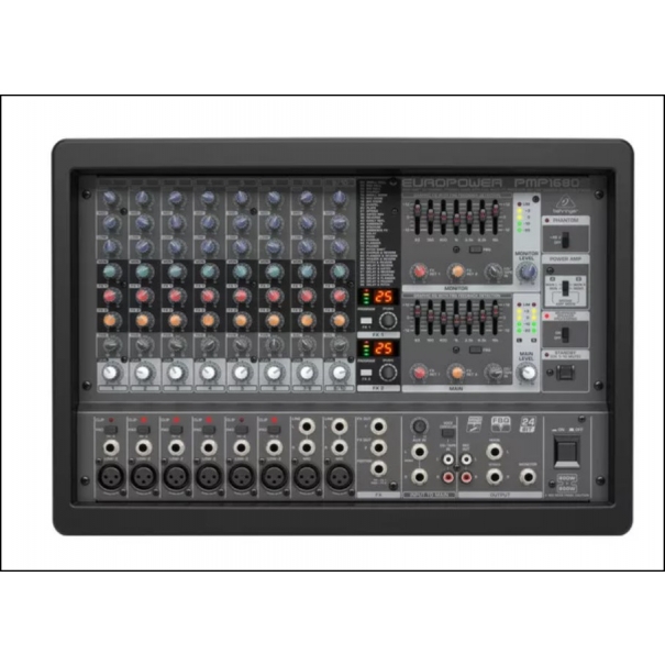 PMP1680S BEHRINGER MIXER AMPLIFICATO 10 CANALI CON EFFETTI 1200W