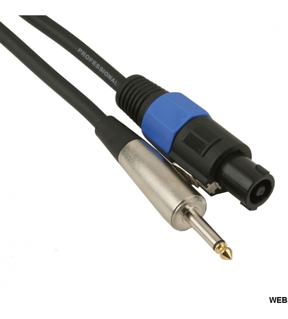 Cavo audio Jack 6.3mm maschio - Speakon maschio - 10 metri