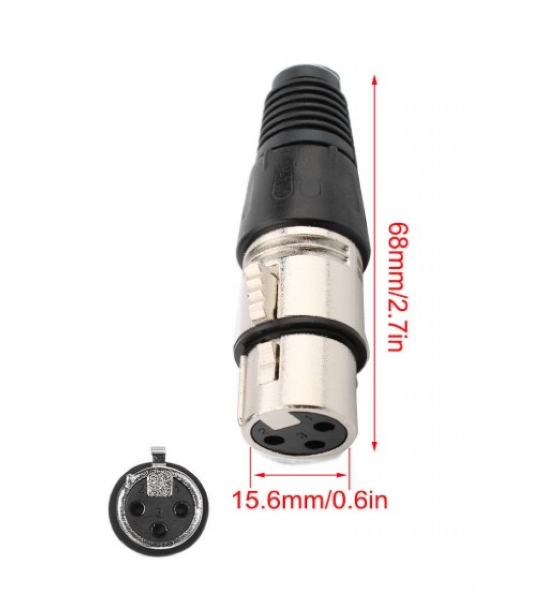 Connettore XLR Femmina 3 Poli