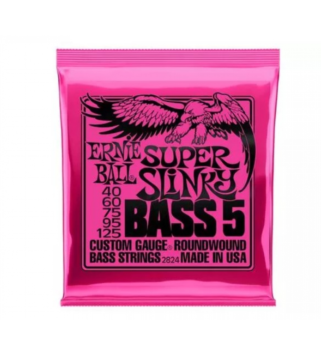 2824 Super Slinky Nickel Wound 5-Strings Bass 40-125
