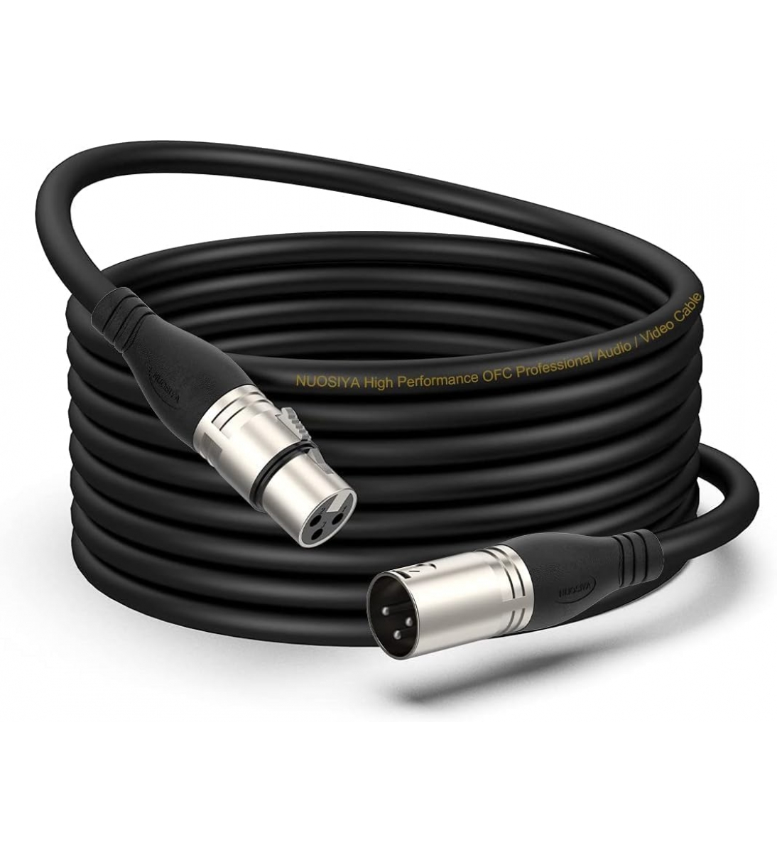 Cavo audio bilanciato XLR a 3 pin maschio-femmina 10m