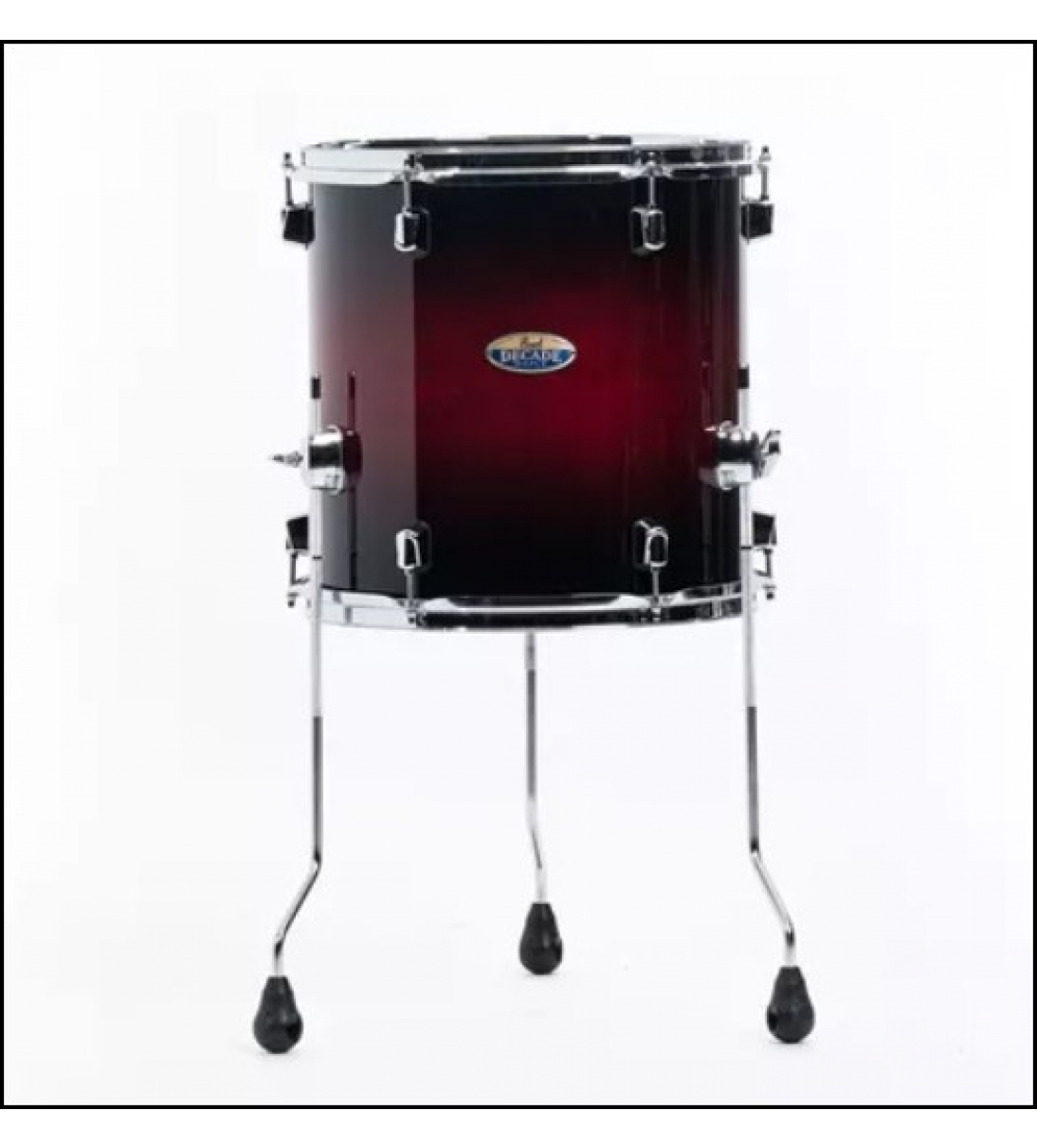 DMP1414F Timpano Decade Maple 14x14" Deep Red Burst