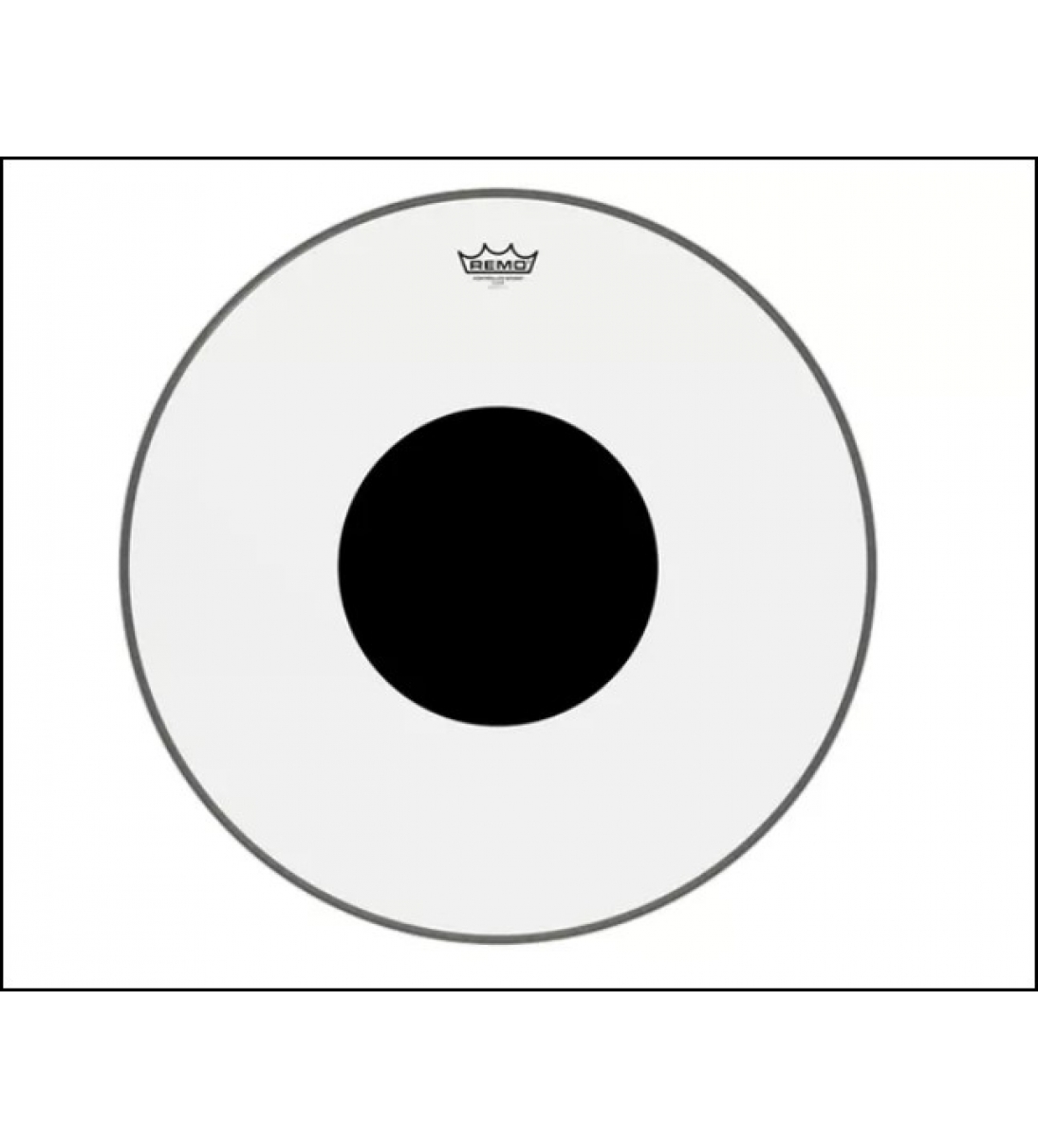 20" Controlled Sound Clear Black Dot Bass