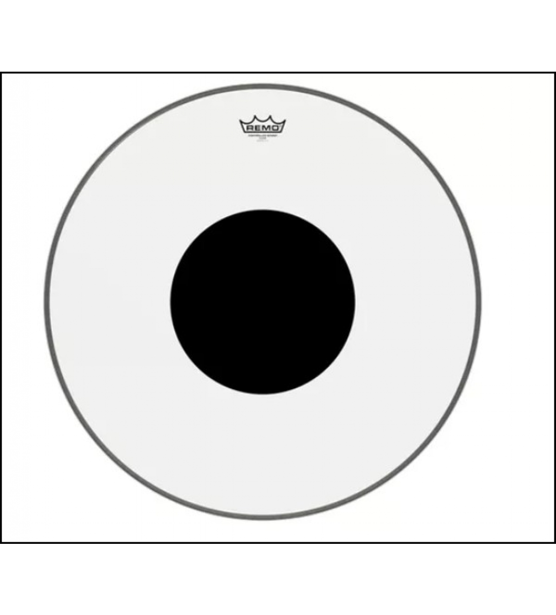 24" Controlled Sound Clear Black Dot Bass
