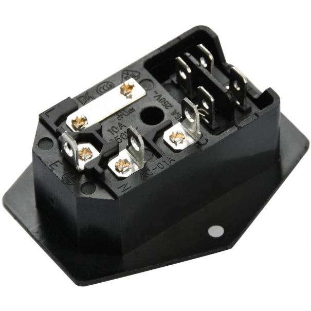 Spinotto adattatore Spina maschio [IEC320]