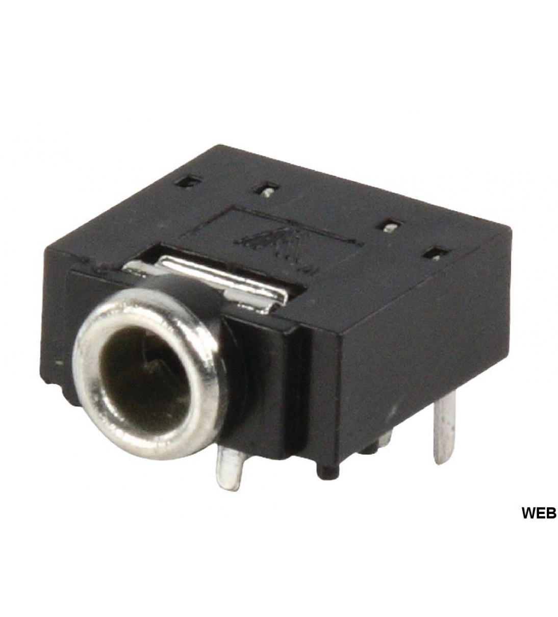 Connettore Stereo 3.5 mm Femmina Nero [ND3970]