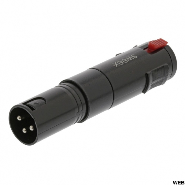 Adattatore XLR 3p(M)-6.3mm femmina nero Sweex