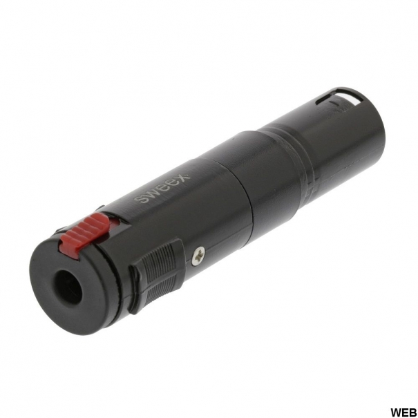 Adattatore XLR 3p(M)-6.3mm femmina nero Sweex