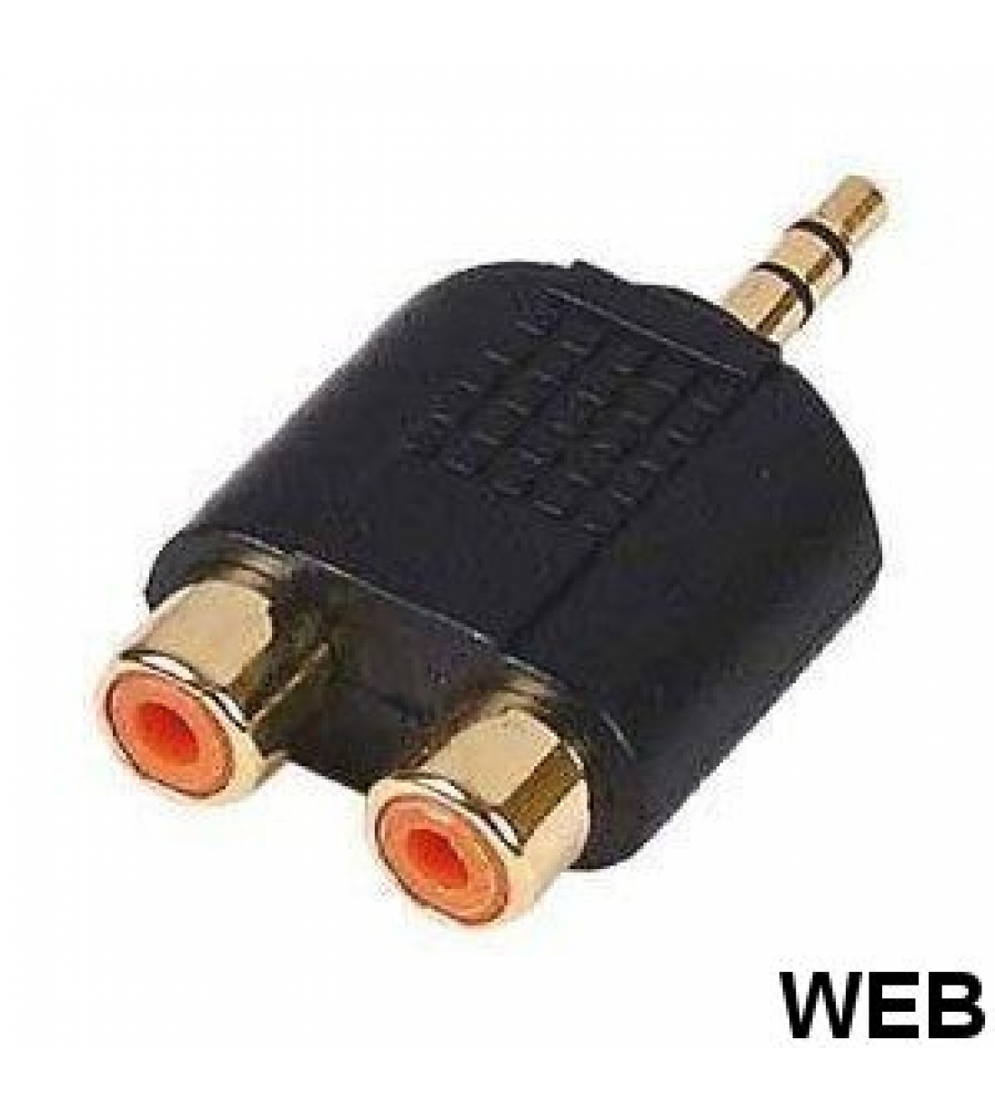 Adattatore Jack 3.5mm maschio - 2x RCA stereo