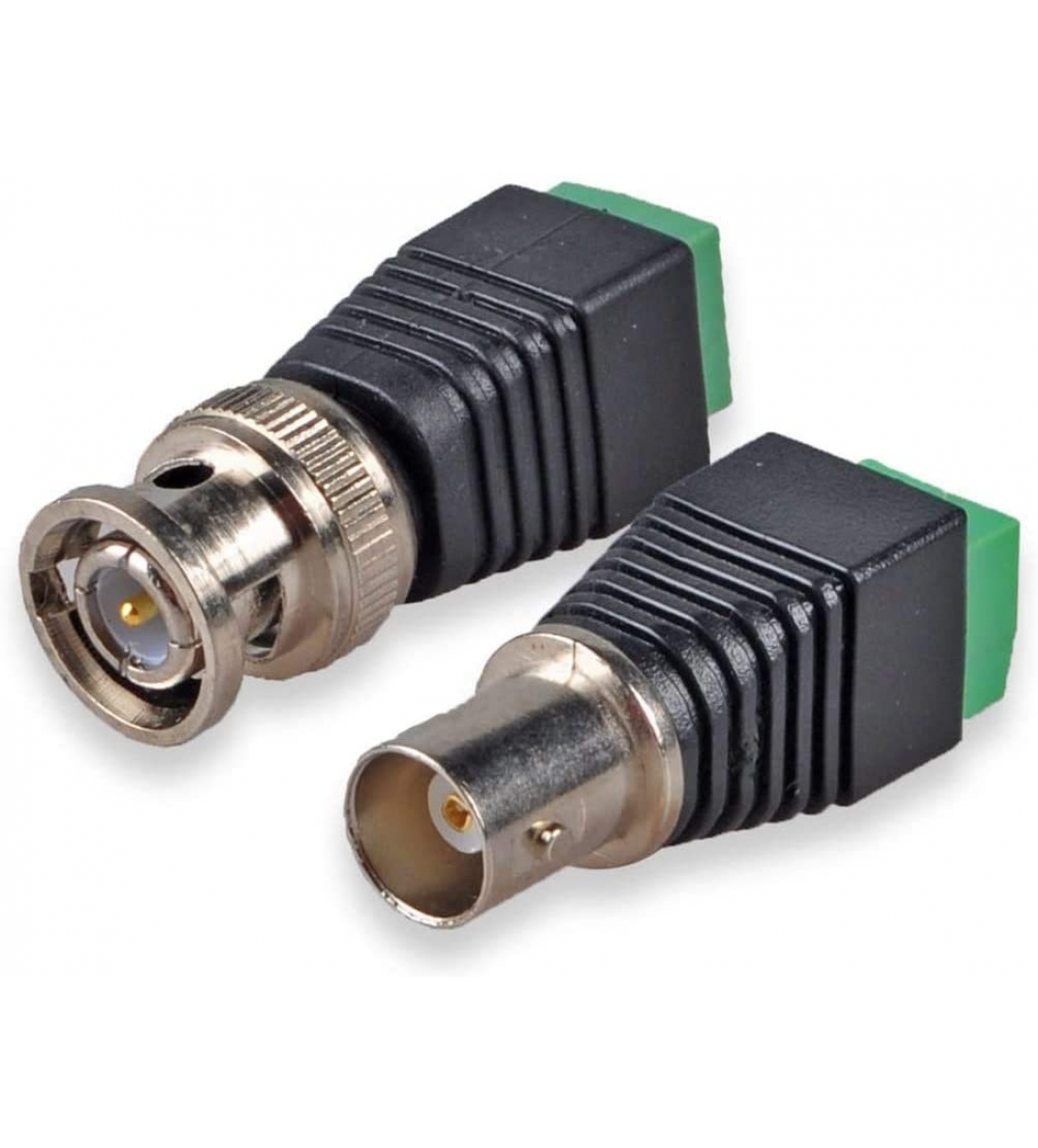 Connettore BNC Maschio Femmina Balun e Adattatore Terminale per Telecamera per Telecamere di Sorveglianza CCTV Coassiale/Cat5/Cat6 [SL1003]