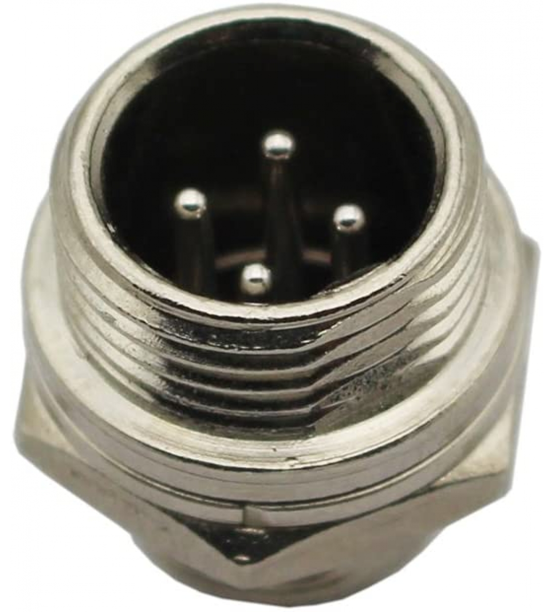 Connettore a 4 Pin, maschio  Plug Metallo GX12, connettore da pannello