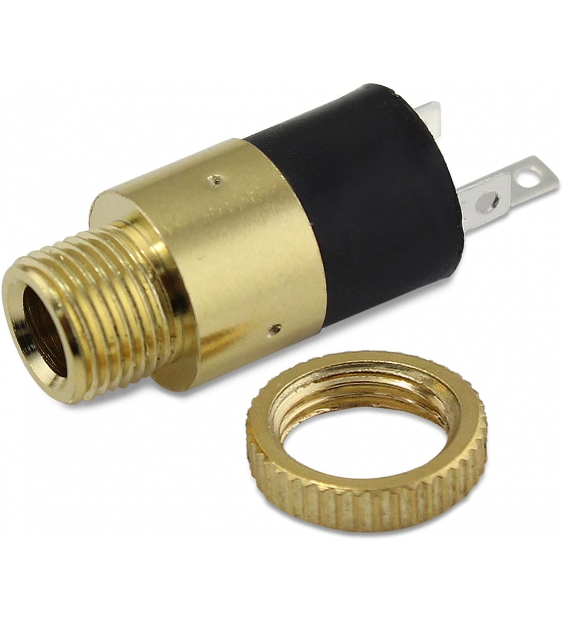 Connettore per jack stereo con montaggio a pannello da 3,5 mm Gold