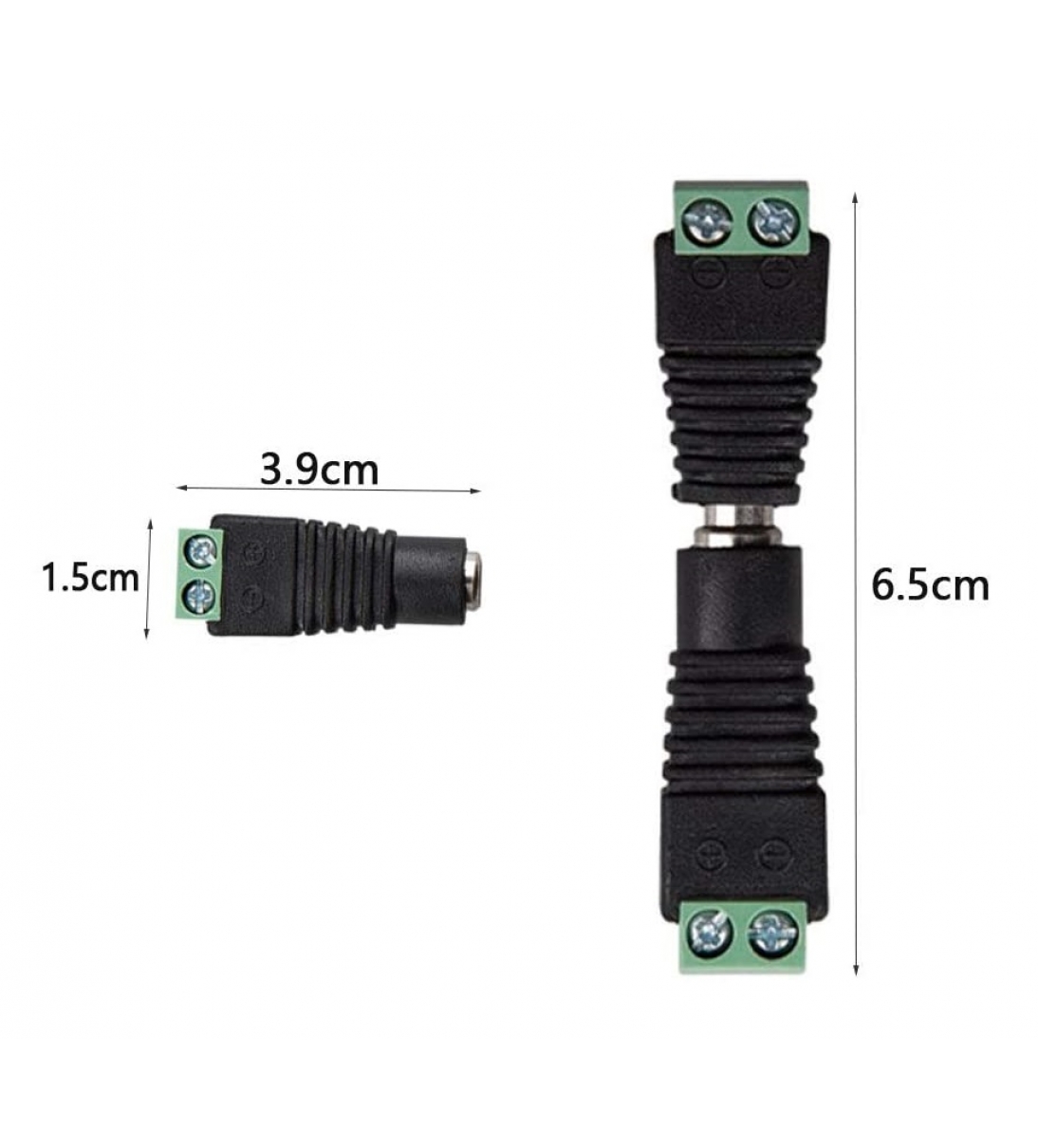 Professional 5.5 x 2.1mm DC Plug Connector, 1 Femmina Kit Femmina, 12v DC Jack Power Adapter [SL3031]