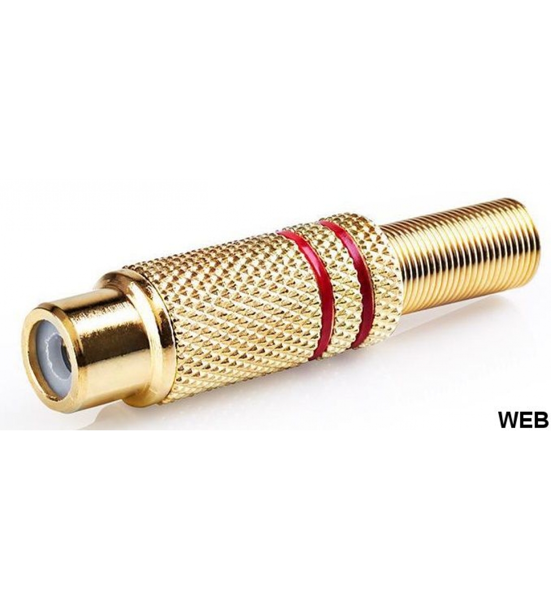 Connettore RCA femmina placcato oro - WB1830