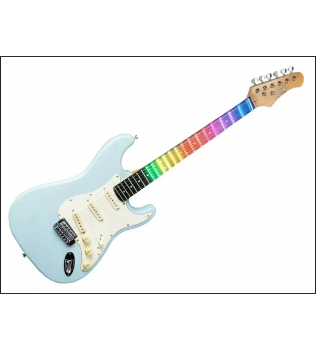 ST-300 Daphne Blue Visual Note CHITARRA ELETTRICA DAPHNE BLUE CON SISTEMA VISUAL NOTE