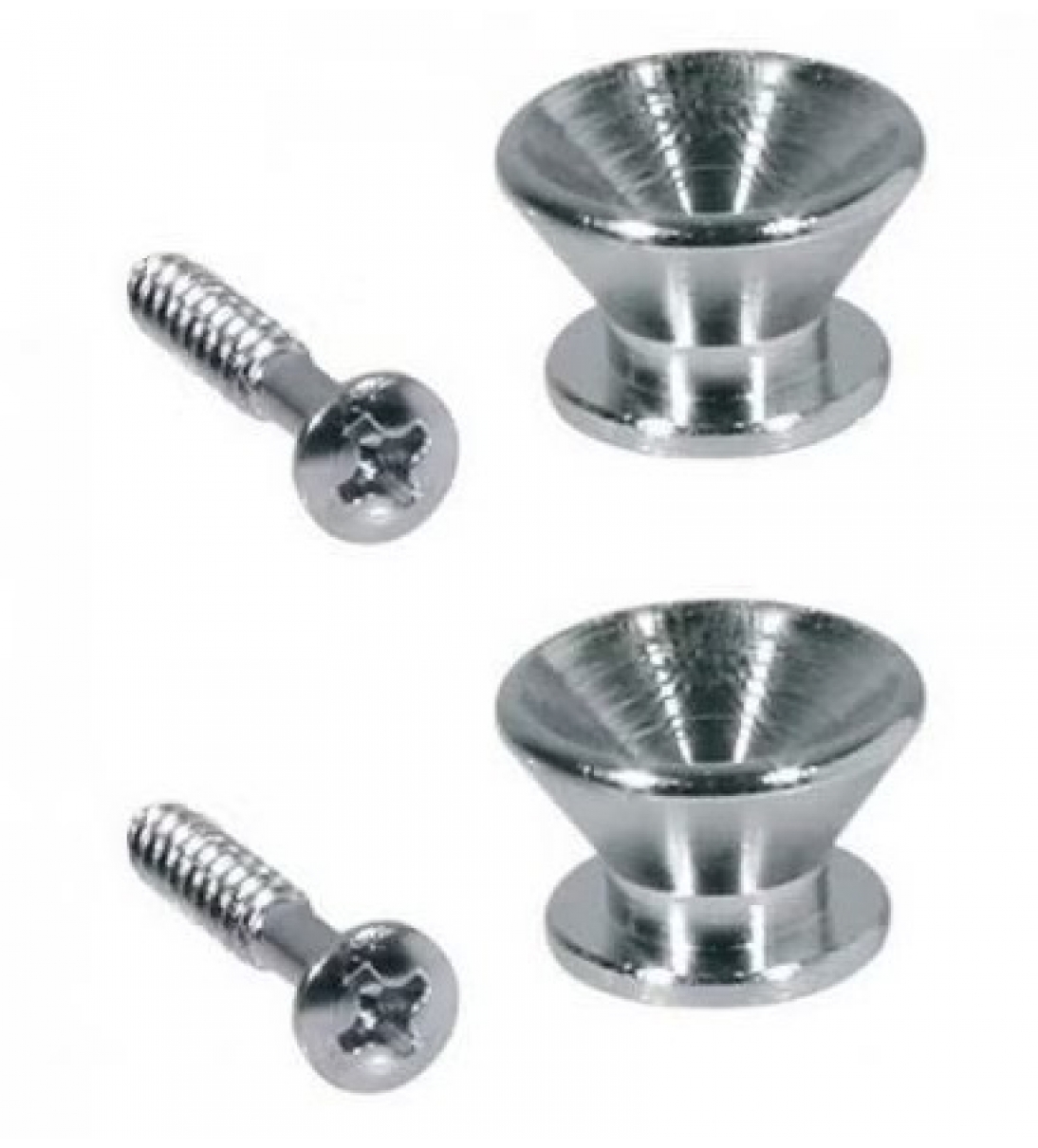 All Part - Bottone in Metallo con Vite per Tracolla Chitarra Dorato [G-A024-MTL-B] [B006AP87901]