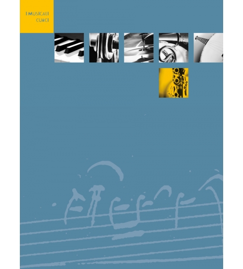 Cartella di spartiti A4, organizzatore di spartiti di 6 pagine, spartito  musicale per pianoforte con stecca per pellicola trasparente, clip di