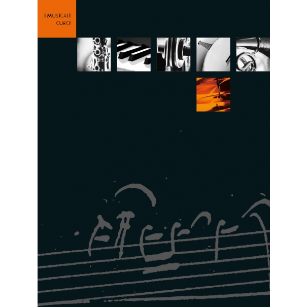 Curcini I musicali Curci, quaderno pentagrammato  - Nero
