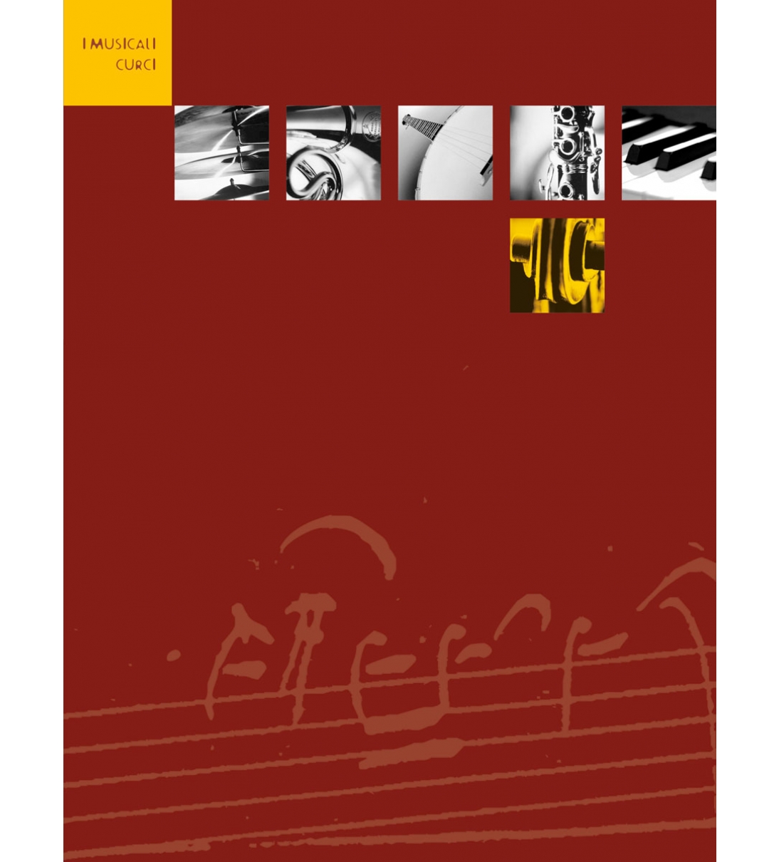 Quaderno pentagrammato per veri musicisti  I musicali Curci copertina rossa Quaderno Pentagrammato per Conservatorio