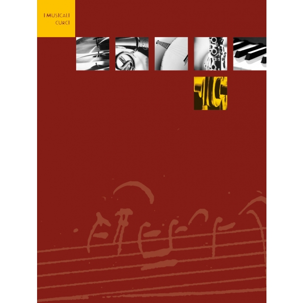 Quaderno pentagrammato per veri musicisti  I musicali Curci copertina rossa Quaderno Pentagrammato per Conservatorio