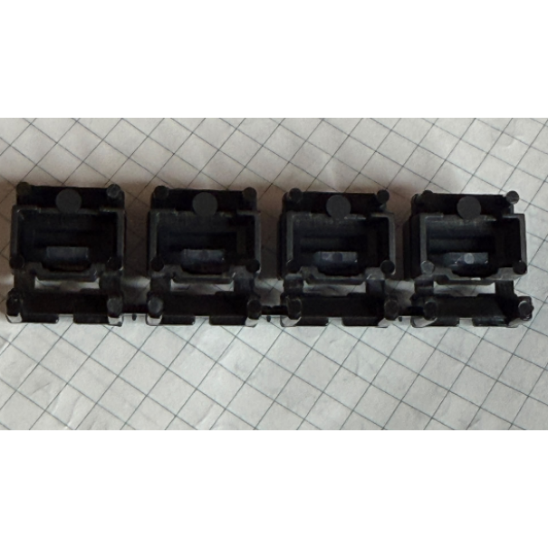 Pulsante nero kit da 4 pezzi , con finestra LED, per tastiera Korg PA5x