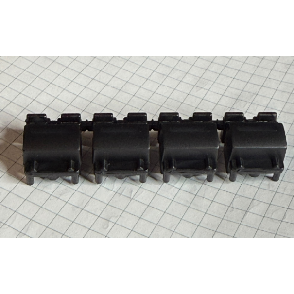 Pulsante nero kit da 4 pezzi , con finestra LED, per tastiera Korg PA5x