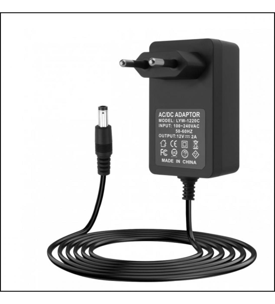 Alimentatore, 12 V CC, 500 mA per Akai