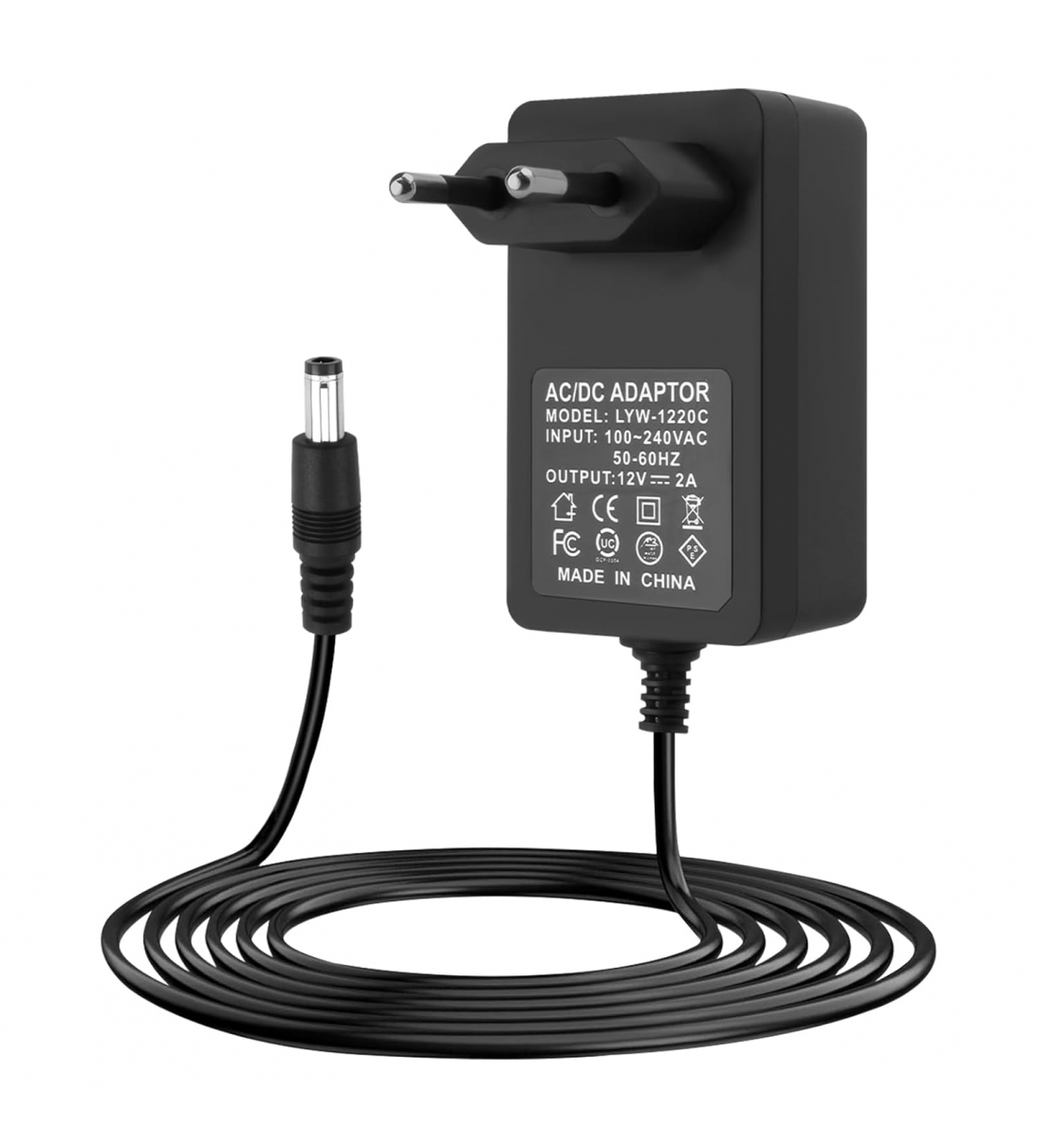 Alimentatore, 12 V CC, 500 mA per Akai