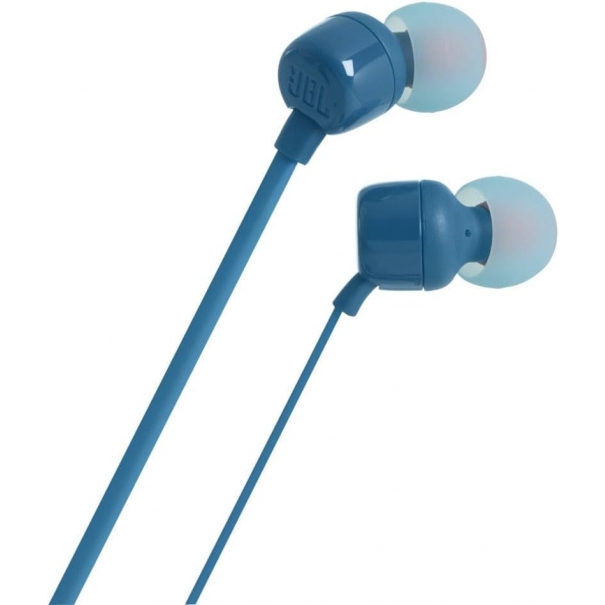 T110 Intra-Auricolari con Comando e Microfono Universale, Blu