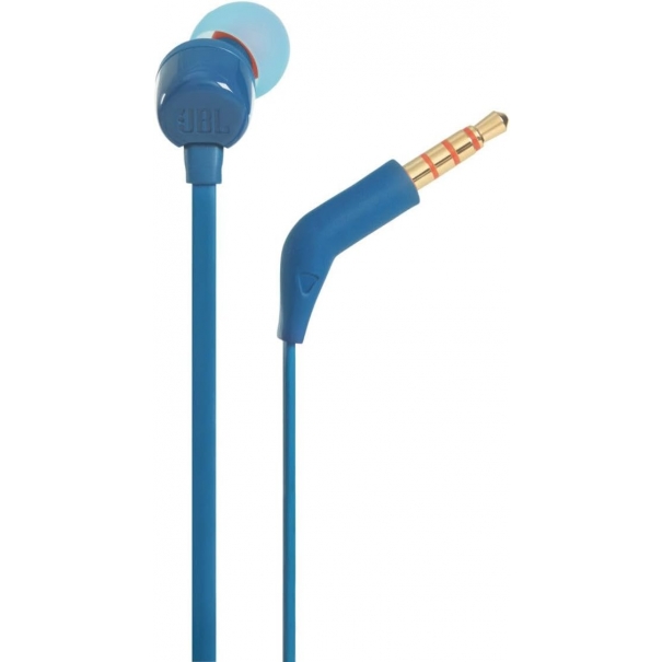 T110 Intra-Auricolari con Comando e Microfono Universale, Blu