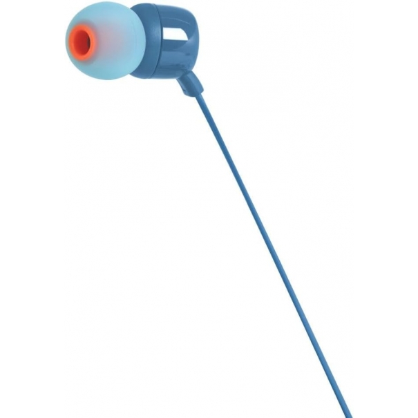 T110 Intra-Auricolari con Comando e Microfono Universale, Blu