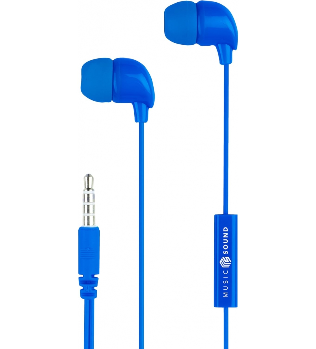 AURICOLARI Fullcolor In-Ear, Auricolari con Filo e Microfono - Jack 3.5 Mm - Colore Blu