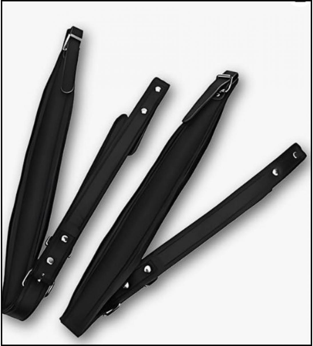 Tracolla per Fisarmonica, Cinture a Tracolla Regolabili Resistenti all'Usura 16-120 (Nero)
