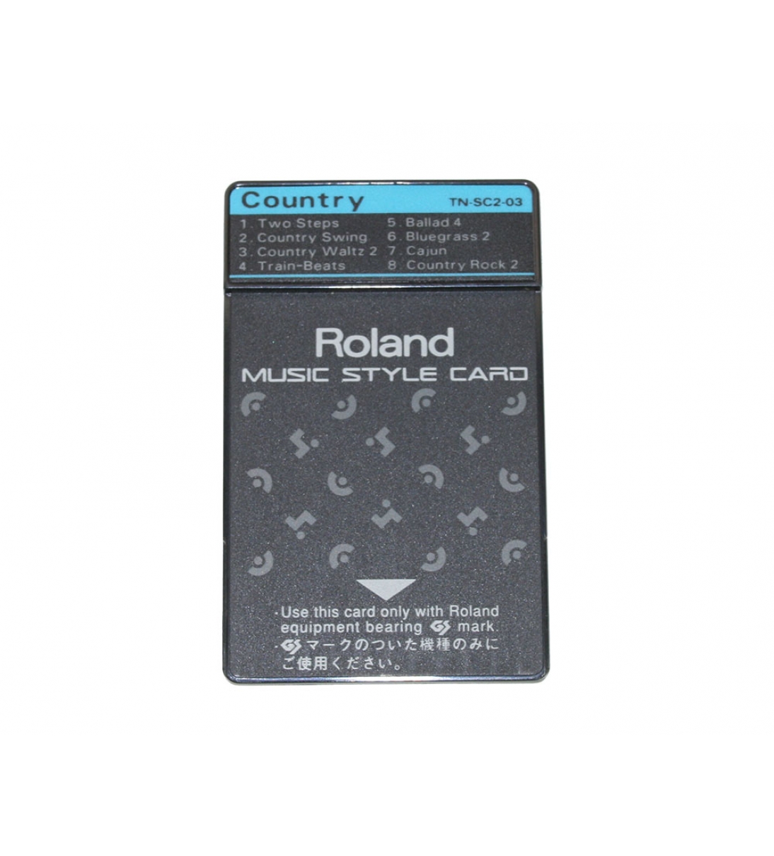 Scheda Roland Music Style, TN-SC2-03 'Country, per tastiere Roland