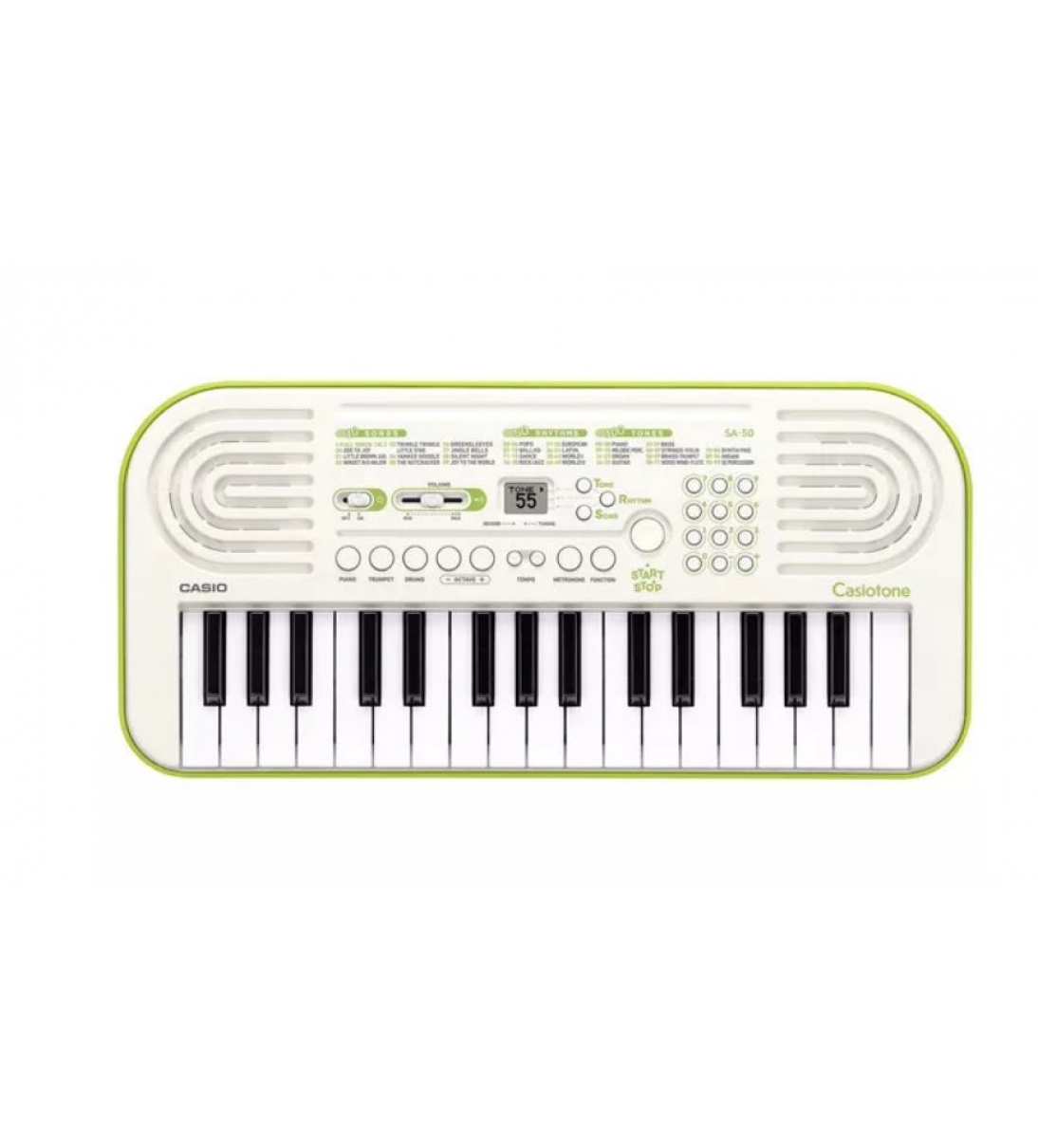 CASIO SA-50 Il primo approccio alla musica avviene di solito durante l’infanzia: per renderlo un momento unico ed indimenticabile